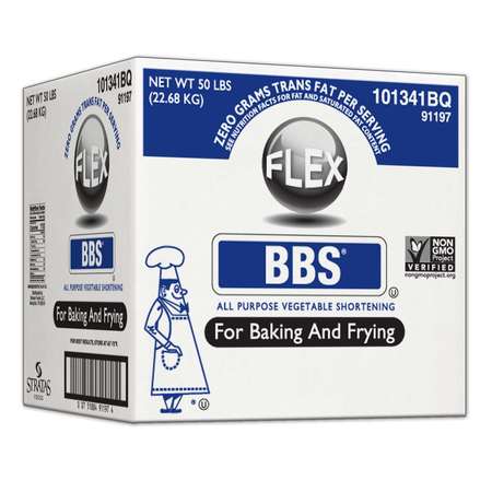 BBS BBS Flex All Purpose Vegetable Shortening 50lbs, Non-GMO Verified 101341 BQ